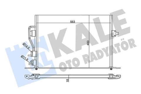 Klima Kondenseri Ford Cougar-Mondeo Iı- Al-Al