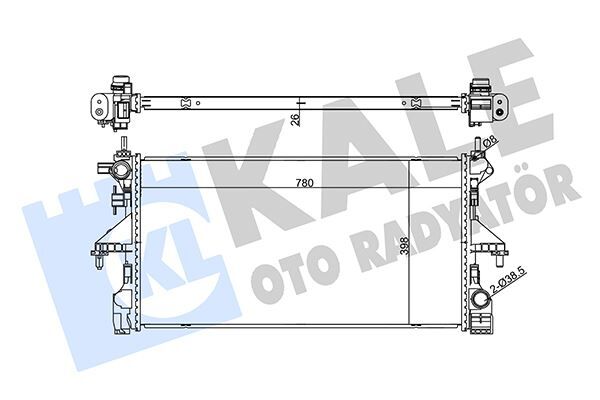 Su Radyatörü Peugeot Boxer-Cıtroen Jumper 2.0-2.2 Bluehdı