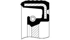 EKSANTRİK KEÇESİ DZL R9-KNG 1.9 DZL 25x42x8