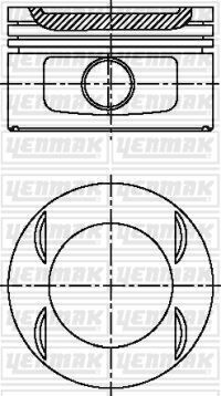 X Motor Piston Segman Std P406-P806-P605 R-P306-Xsara-Xantıa-Xm Iı 2.0 16V Xu10J4R 86Mm