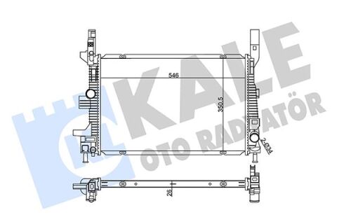 Motor Su Radyatör Ford Grand C-Max Focus Iıı 11 Transıt Connect 14 1.5 Tdcı