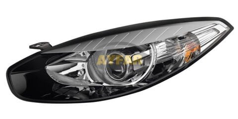 Far Sinyal Sol Fluence 13 Siyah Çerçeveli Motorlu