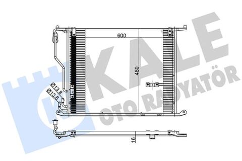 Klıma Radyatoru Mercedes W220 C215 R230