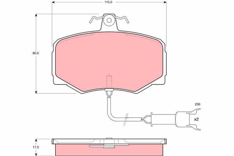x ÖN BALATA JAGUAR XJ 40 SOVERING 2.9 86-90 3.5 3.6 5.3 85-92
