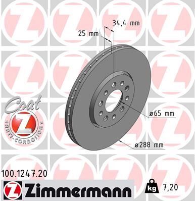 Ön Fren Aynası Golf Iv 00 V 03 Polo 01 Bora 98 Octavıa 98 Fabıa 05 Ibıza 05 288X25X5Dlxhavalı 986478867-Df4027